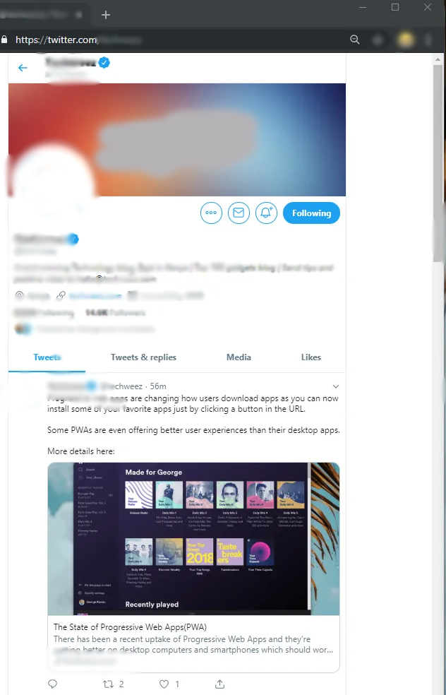 Firefox old-Twitter-design